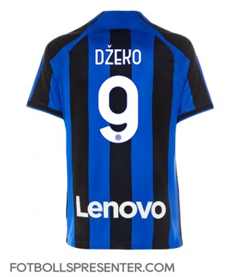 Inter Milan Edin Dzeko #9 Hemma Matchtröja 2022-23 Kortärmad